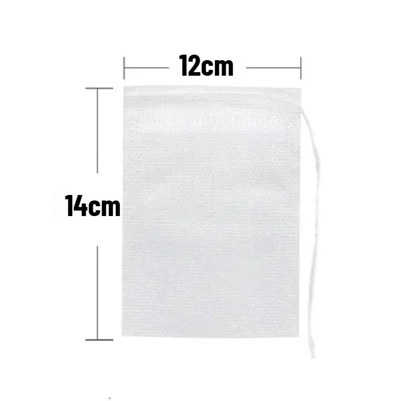 100-500PCS Disposable Tea Bags Filter Paper Non-woven Sealing Teabags with Drawstring Kitchen Teaware Coffee Loose Tea Spice Bag