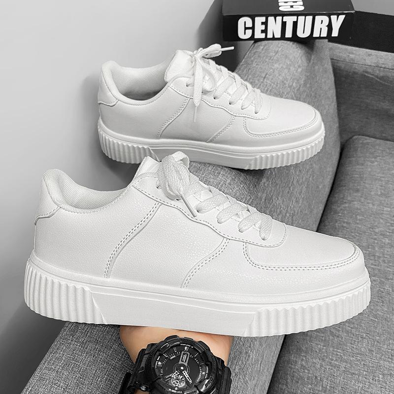 

2025 men s shoes new summer casual board shoes couple shoes Korean version trendy men s and women s shoes white shoes 45 large size 50 size 37
