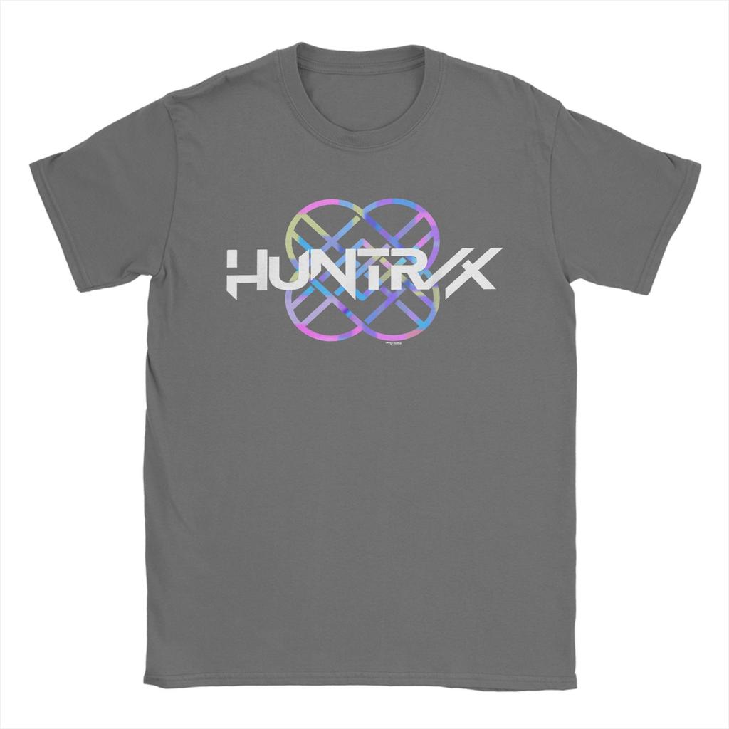 Huntrix Band Logo T-Shirts Unisex  Novelty Cotton Tees Round Neck Short Sleeve T Shirt Party Tops