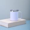 Double Wall Vacuum Insulated Stainless Steel Travel Mug With Handle 12oz Office Outdoor Car Use