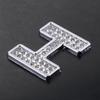 Strass-Diamant-DIY-Buchstabe H Alphabet 3D-Autoemblem Aufkleber Decal Emblem