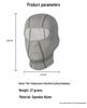 Color-Changing Thermal Winter Cycling Balaclava: Velvet-Lined, Windproof, Heat-Sensitive Ski Face Mask.