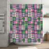 Shower Curtain Floral Vintage Patterned Waterproof Fabric Bathroom Decor Farmhouse Style Home Textile Vintage Shower Curtain Set