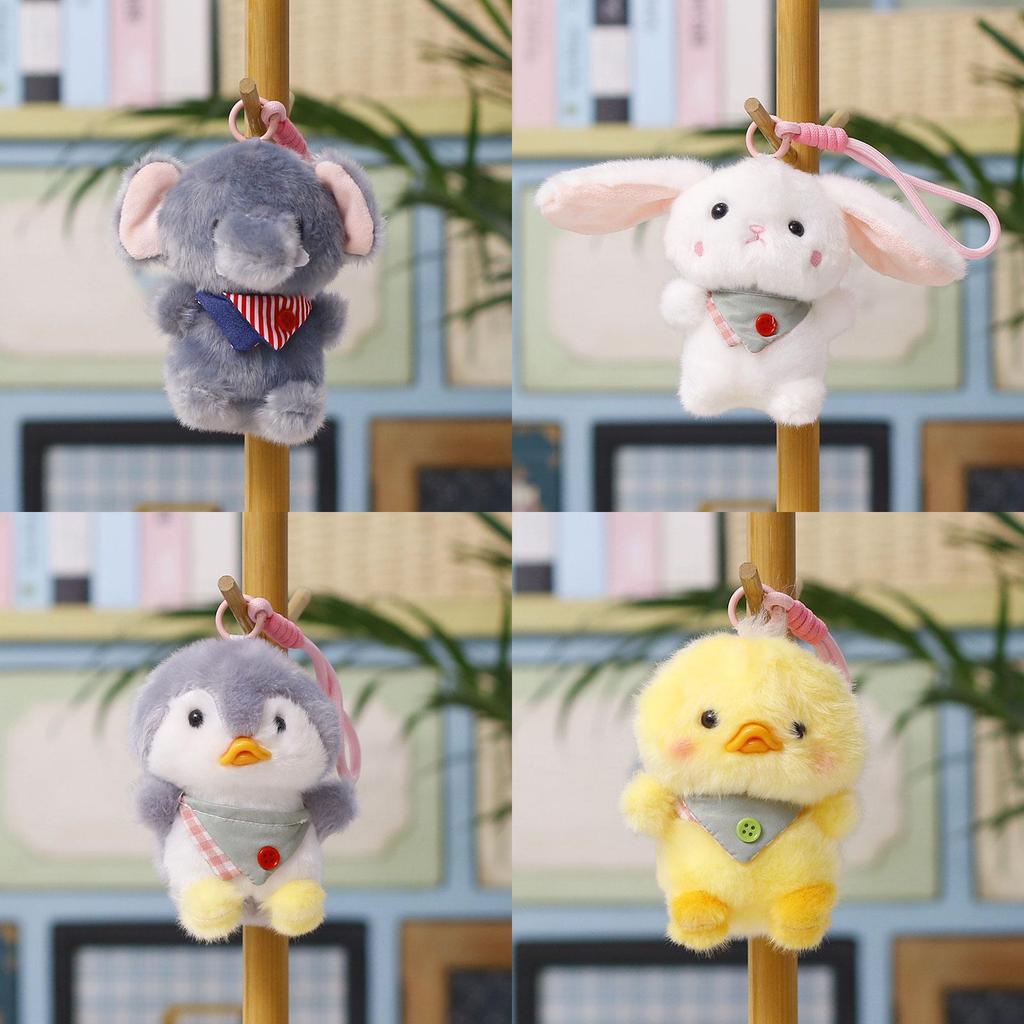 Plush Animal Keychain Penguin Cartoon Soft Toy For Kids Gift