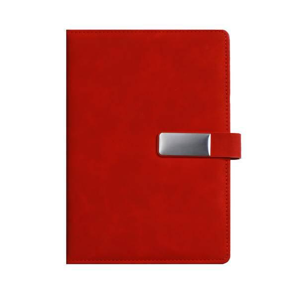 Premium Soft Leather Buckle Diary – Business Office Gift Set with Logo Imprint