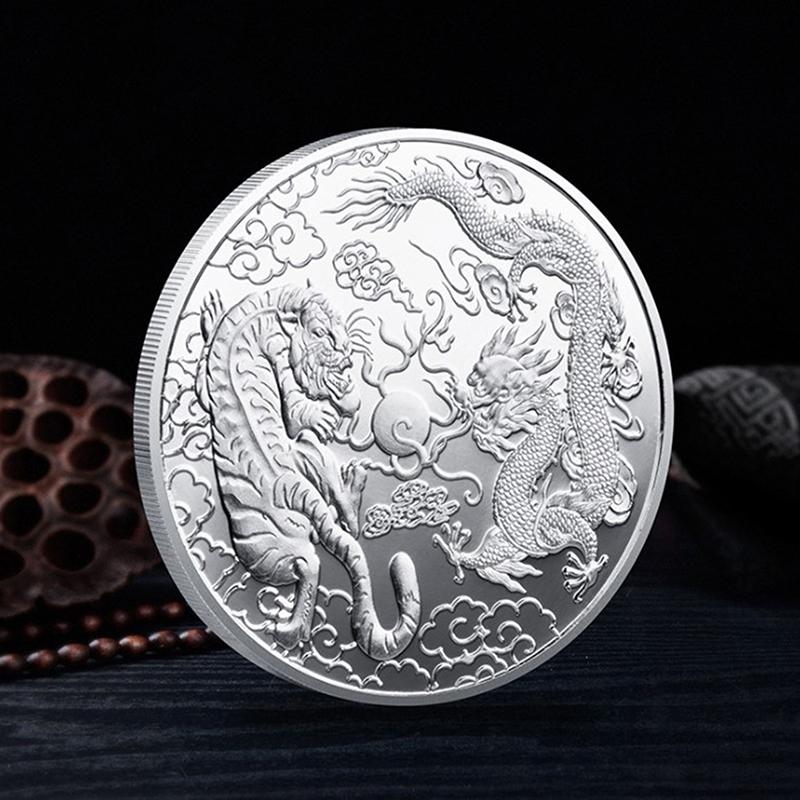 Tiger Original China Zodiac Tiger Coins Decoration Crafts Commemorative Coin