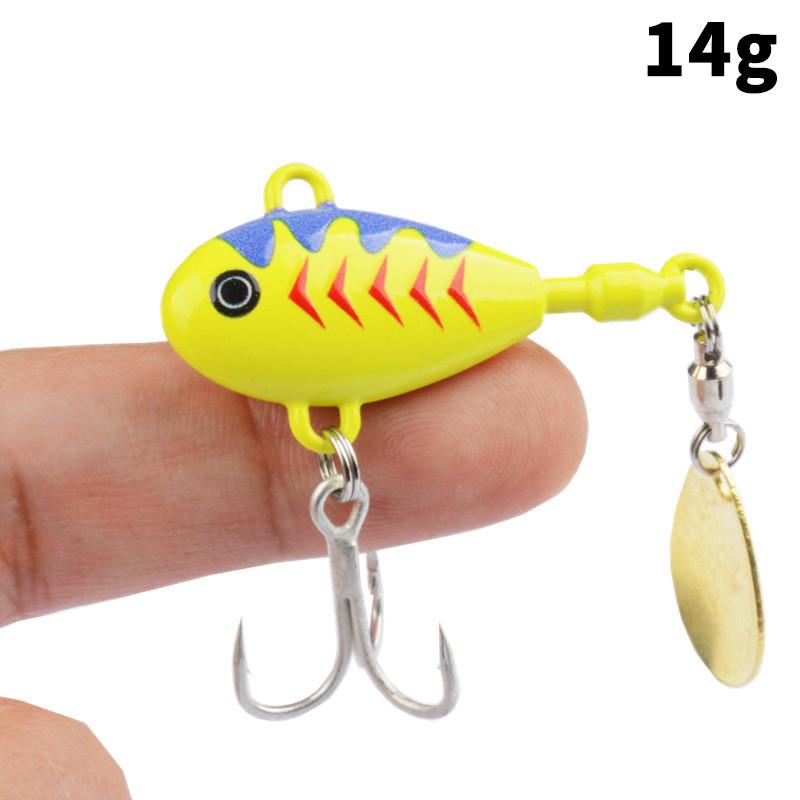 Durable 3D Printed Zinc Alloy Fishing Lures With 360 Degree Rotating Glitter Perfect For Freshwater Saltwater Fishing