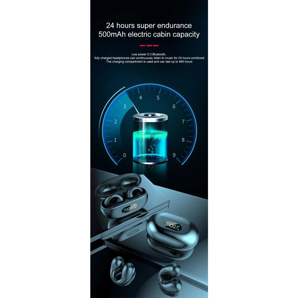 TWS for Ambie Sound Earcuffs Ear Bone Conduction Earring Wireless Bluetooth Earphones Sport Headphones Earbuds For Phones