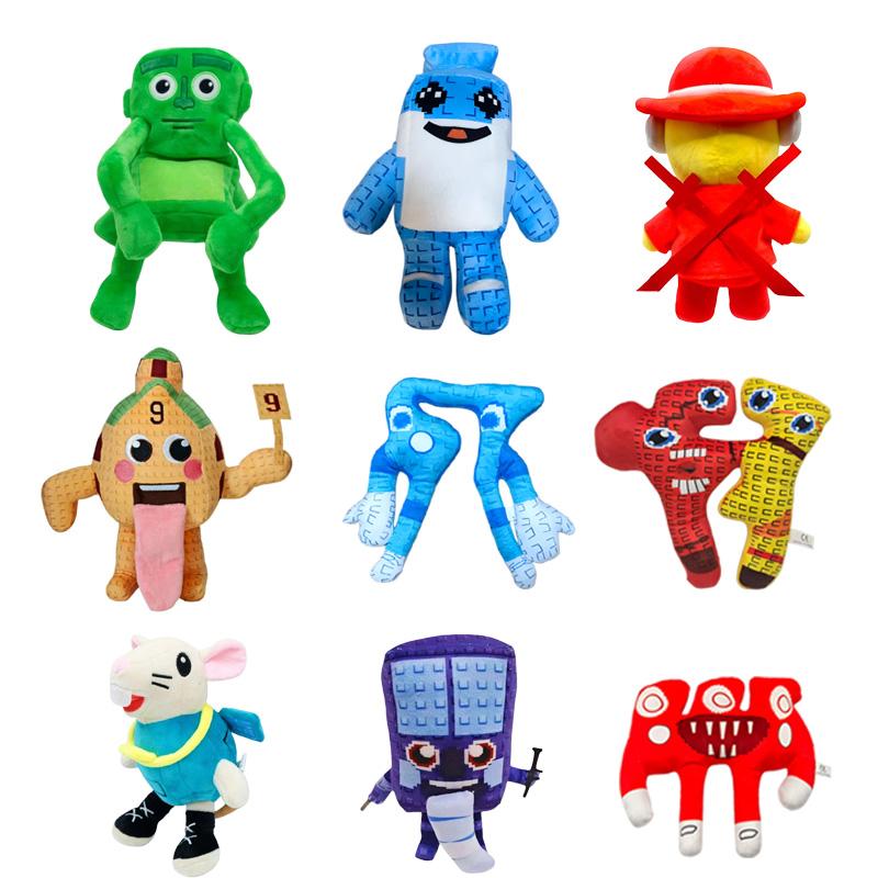 Steal A Brainrot Esok Sekolah Plush Hot Game Peripheral Plushie Cute Cartoon No. 9 House Stuffed Doll Toy Gamer Fans Gift
