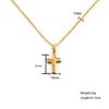 European & American Cross Pendant Necklace: Luxury, Versatile, and Fashionable Design