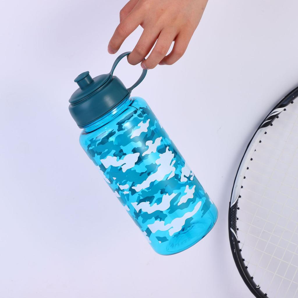Water bottle Outdoor travel pot Plastic cup with handle Portable water cup 1L large capacity sports water cup