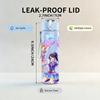 1PC Kpop Dancing Girl Group 750ml Color Plastic Sports Water Bottle Leakproof Flip Straw Lid Suitable for Sports Office Home Use