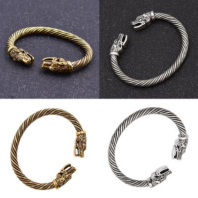 Wolfskopf Armband Schmuckzubehör Wikinger Armband Herren Armband Manschettenarmbänder Geschenk ARI