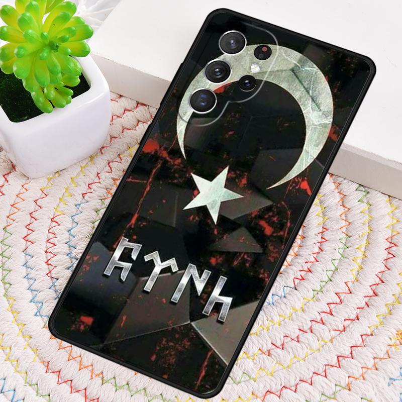 Flag Turkey Istanbul Antalya Mustafa Wolf Phone Case for Samsung Galaxy Note 10 Pro S26 Ultra S23 S24 FE S25 S21 S22 PLUS Cover