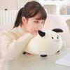Cute Two-Color Dog Plush Pillow: Soft Animal Hug Cushion