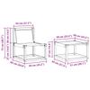 Outdoor Sofa Set with Cushions 4 pcs Natural and Beige