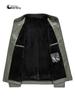 Herren Luxus Lammlederjacke - High-End Koreanischer Stil, Einfache Business Oberbekleidung in Schwarz