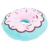 Brinquedo de Cachorro Donut Recheado de Pelúcia Squeaker Dentro Brinquedo de Animal de Estimação de Pelúcia Brinquedo de Cachorro em Forma de Comida Mastigação Diária