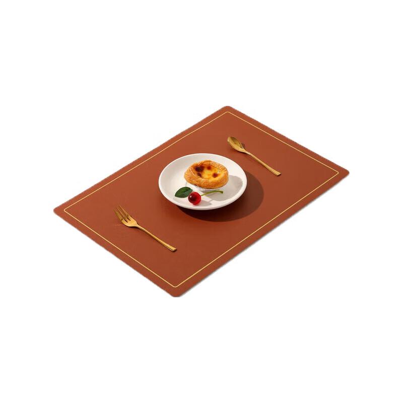 Nordycka dwukolorowa podkładka pod talerz ze sztucznej skóry