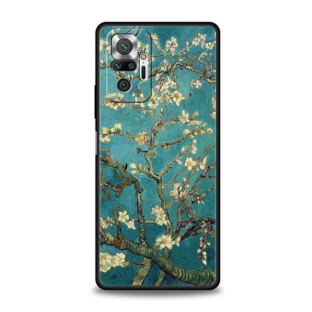 Garden Paint Art Vincent van Gogh Phone Case For Xiaomi Redmi Note 14 13 5G 10 11 12 Pro Plus 4G 14C 13C 12C 10C Black Cover