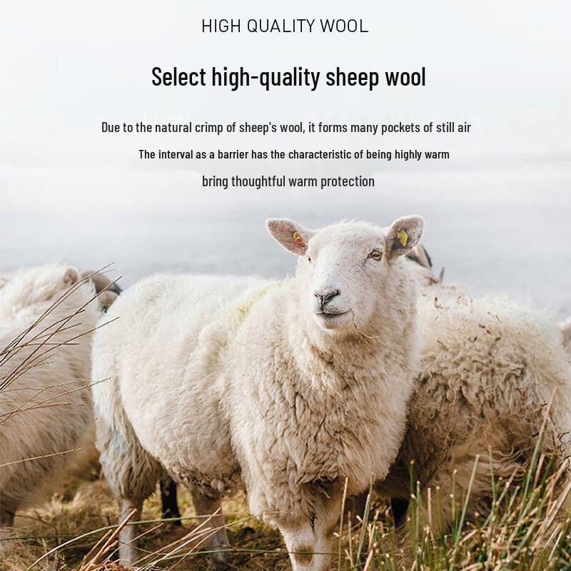 Shanshan Men's Cashmere Wool Blend Trench Coat with Detachable 90% Goose Down Liner