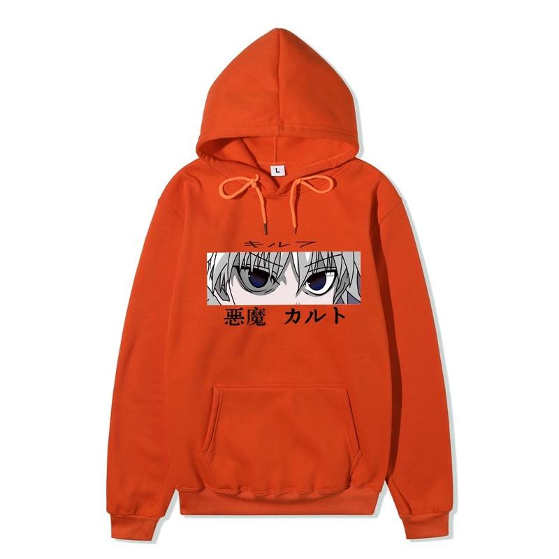 Japanischer Anime Hoodies Hunter X Hunter Vollzeit Hunter Print Pullover Männer Frauen Hoodie Sweatshirt