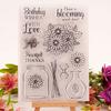 Clear Stamps for Card Making and Journaling, Birthday Retirements Phrase Silicone Rubber Stamps for Journals Album Scrapbooking