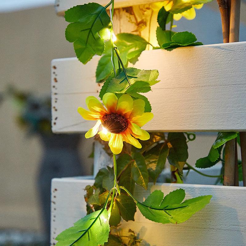 Sunflower Vine LED Decorative String Lights