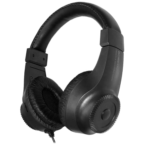 BOREHO BH-181 Lightweight, Closed-Back Sound-Isolating Headphones for Digital Pianos and Keyboards (3.5mm Stereo Mini Compatible, Single Item)