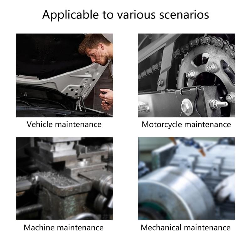 Clichet cu antrenare de 1/4 inch, 24 de dinți, cu eliberare rapidă, mâner pentru cheie tubulară, oțel cu conținut ridicat de carbon, instrument de garaj pentru reparații auto