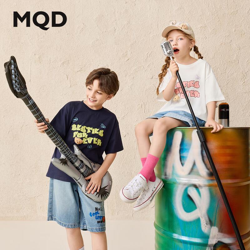 MQD Kids  Summer Bear Letter T-Shirt 140