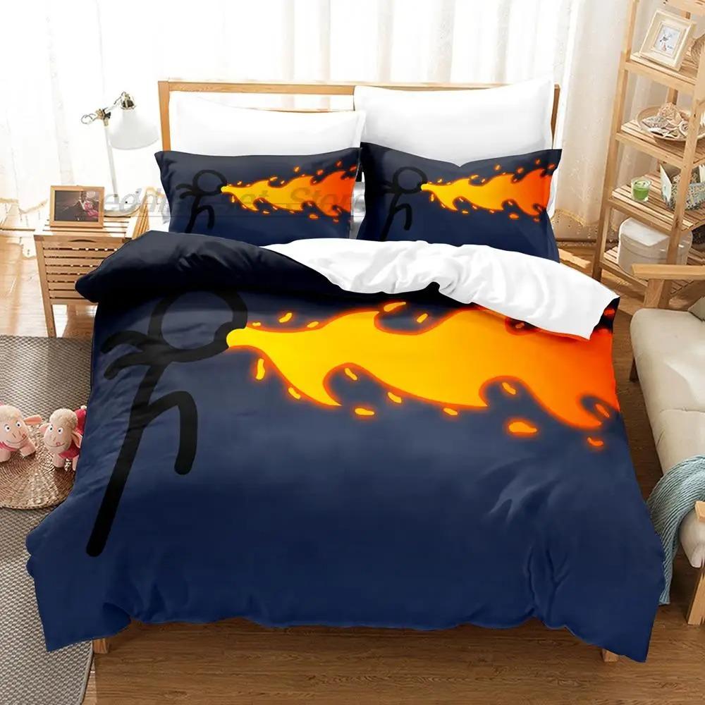 Set Biancheria da Letto Alan Becker Singolo Twin Full Queen King Size Set Letto Aldult Ragazzi Camera da Letto Copripiumino Set Stampa 3D Gioco Be