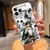 Phone Case For iphone 17 Pro Max Air 16 15 14 13 Pro Max 15 16 Pro 15Plus Levi Ackerman Shingeki no Kyojin Anime