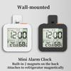 Mini Digital Alarm Clock TEMP Humidity Dual Alarm Timing Countdown Backlight Snooze Table Clock 12/24H Battery Powered LCD Clock