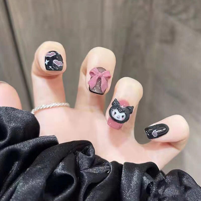 Cute nail tips for attaching character ribbons [24tips] Z172