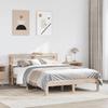 VidaXL Bed Frames with Headboard 160x200 Cm Solid Pine Wood, Bed, Bedroom Furniture, Wooden Bed, Bed 3306051