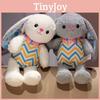 Striped Easter Rabbit Plush Toy Animal Stuffed Doll Decoration Kids 30cm Gift