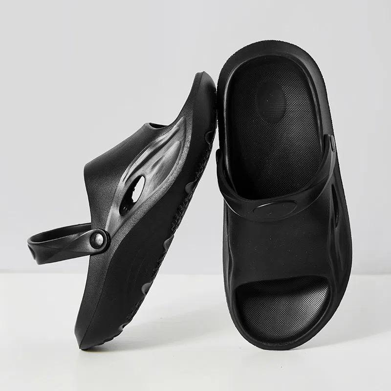 WTEMPO Summer Outdoor Sandals Slippers with Elevated Inner Large Size Anti Slip Casual Couple Beach Sandals