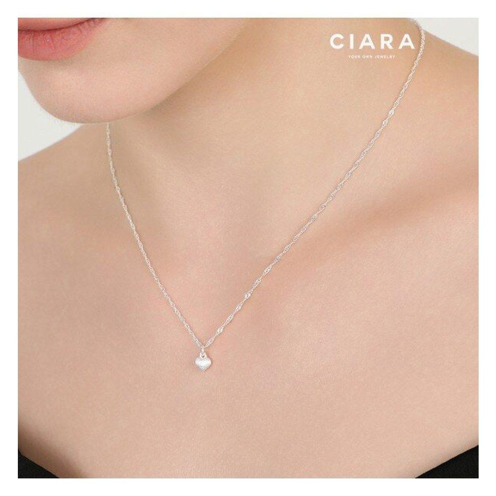 Ciara 92.5 Silver San Rufo Cuore Brillante Necklace