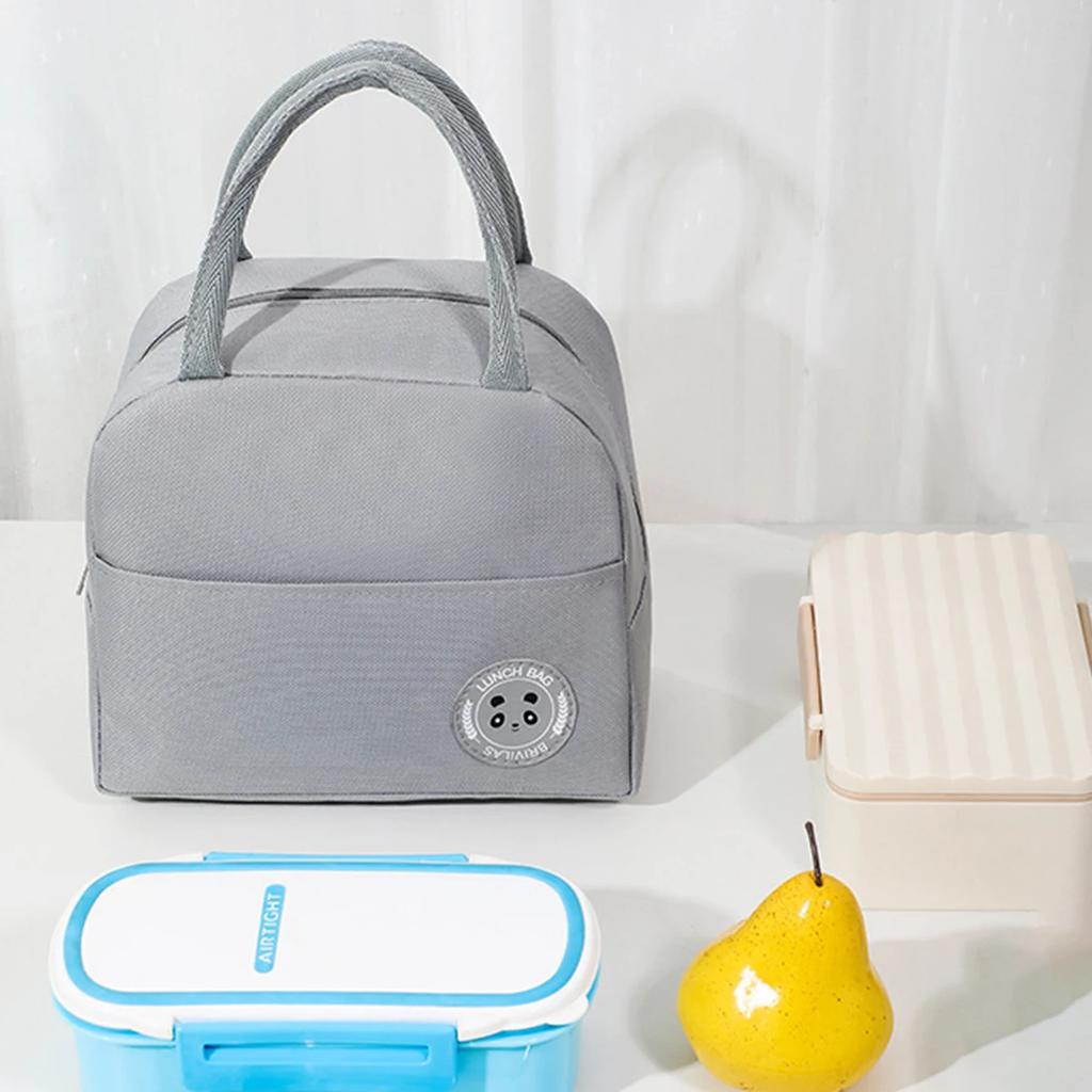 Cation Series Tropical Waterproof Insulation Lunch Box Bag Hand-Held Bento Bag with Thickened Ice Pack for Wholesale