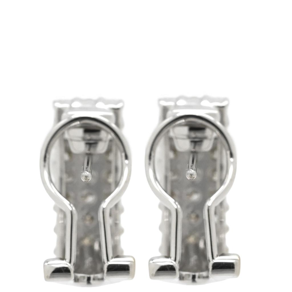NON BRAND - Diamond 2-Way Clip-OnPierce K18WG/diamond Array