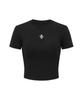 CARMID (W) Noble Crop Short Sleeve [Black]