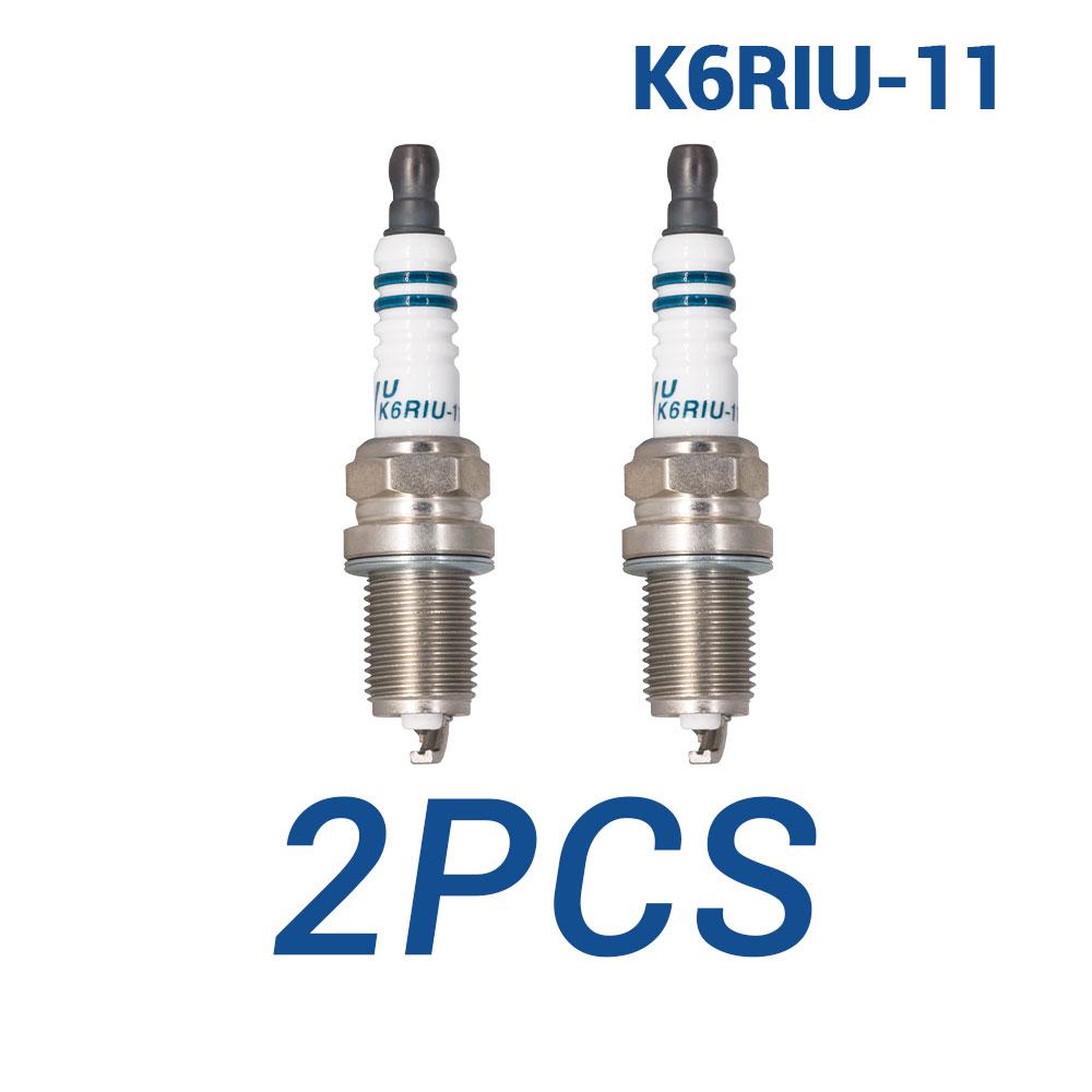 

Automobile Motorcycle High Quality Ignition Spark Plug Iridium TORCH K6RIU-11 Candles for PFR6Y PFR5B-11 FR6EI 2 pieces K6RIU-11