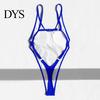 Monokini Swimsuit Women Sexy V-Neck Sleeveless One-piece Backless Design Figure-Enhancing Fit Bikini for
