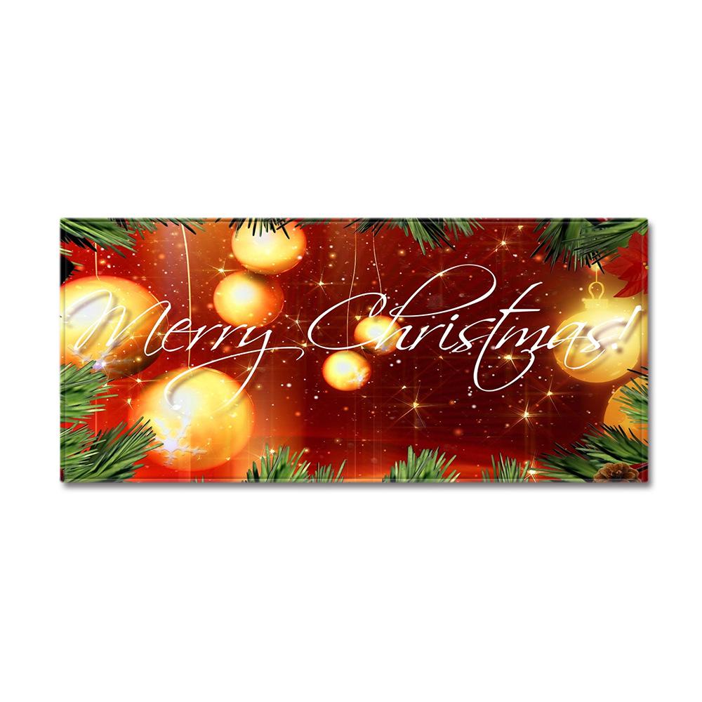 Christmas Kitchen Sand Carpet Doormat Long Floor Mat