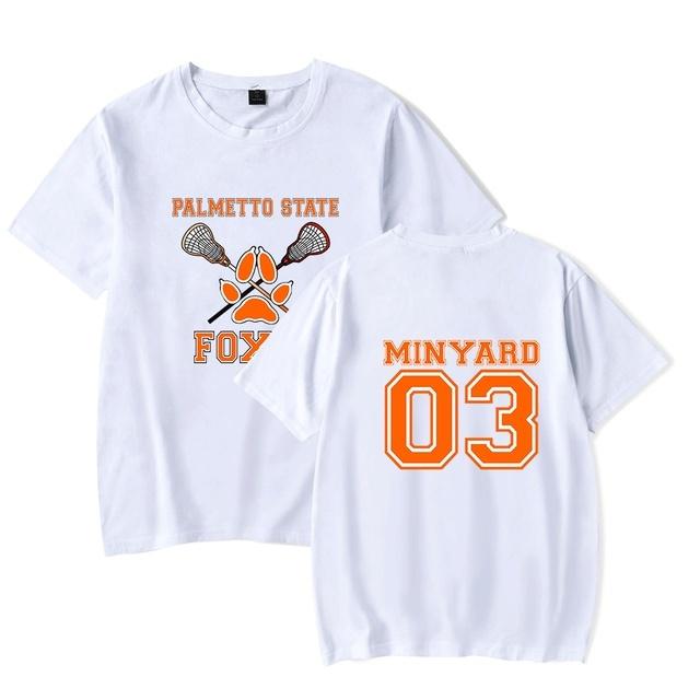 

All for the Game Palmetto State Foxes Andrew Minyard Cotton High Quality EU Size top men t shirt y2k Japanese unisex clothing 2XL