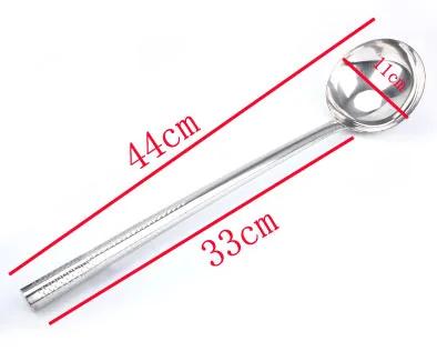 Long Handle Shovel Cooking Pot Turner Stainless Steel Spatula Turners Kitchen Cooking Utensils Cookware Tools Soup Spoon wok