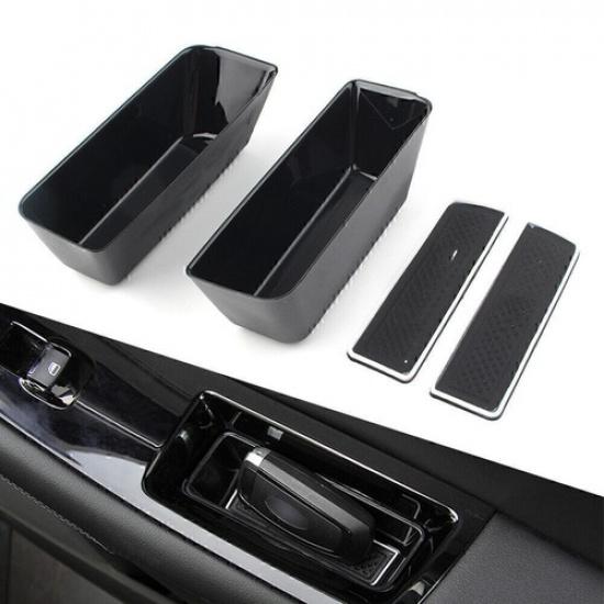Car Rear Door Handle Armrest Storage Box Tray Bin Kit For Ford Edge 2015-