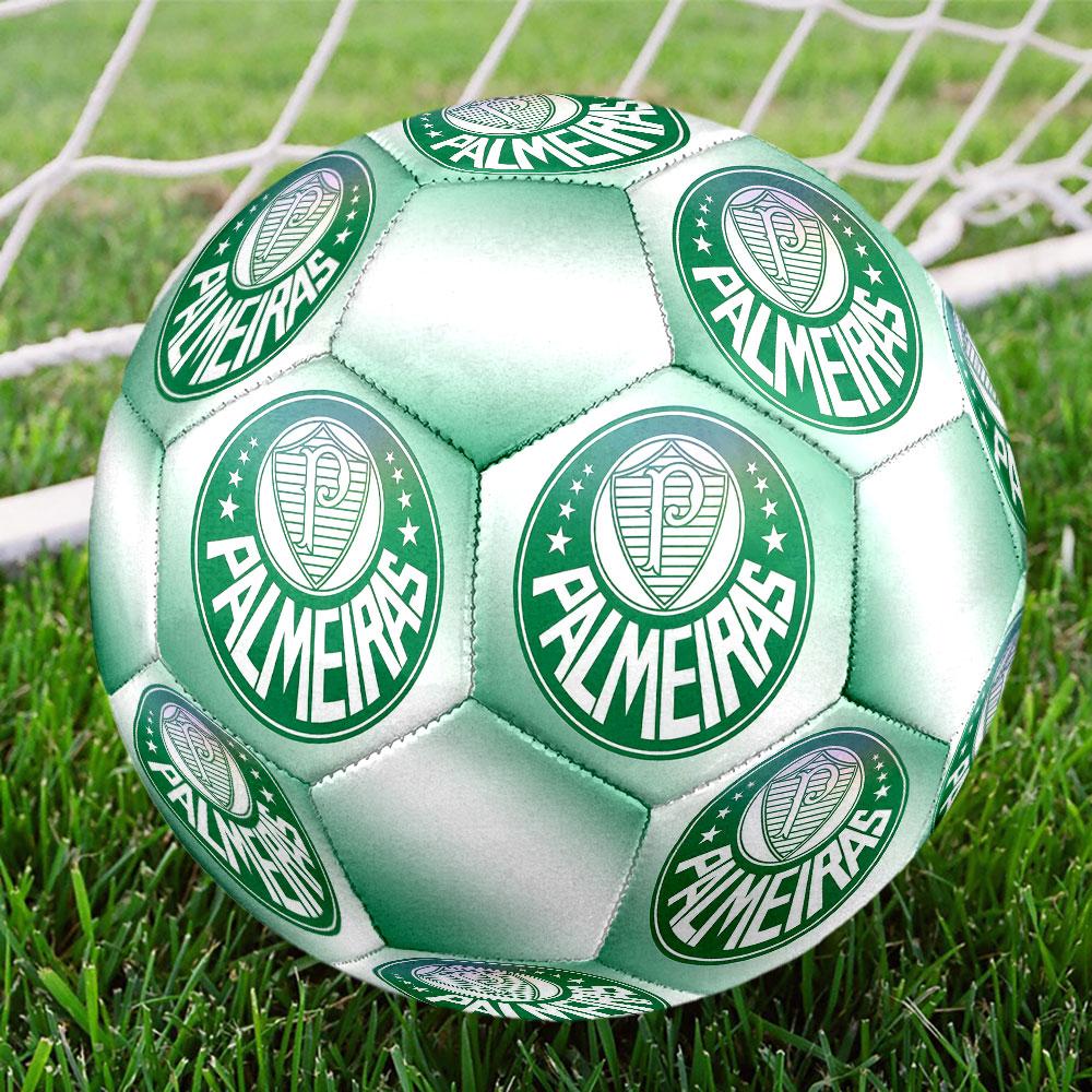 SE Palmeirasfootball clubIndoor Size 5 Soccer Ball Colorful Machine Stitched PVC Competition Ready Durable High-Bounce