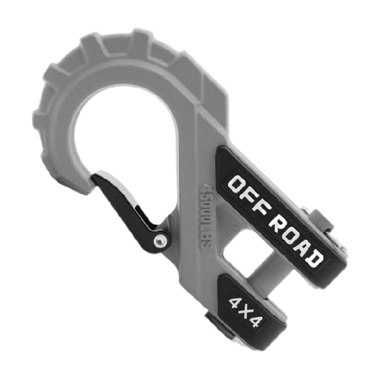 

Universal Spring Loading Recovery Hook with Safety Sheath High Capacity Winch Hook with Safety Designing for Trucks серый